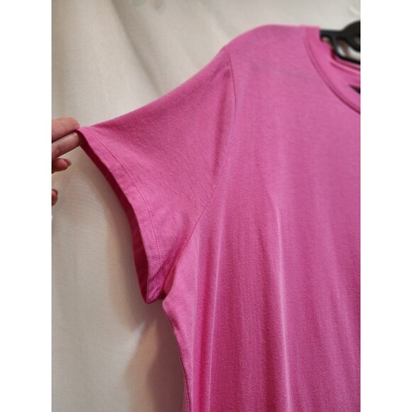 Time And Tru Women XL Pink Shirt Dress Loungewear Sleep Nightgown Loose Pajama - Picture 2 of 12
